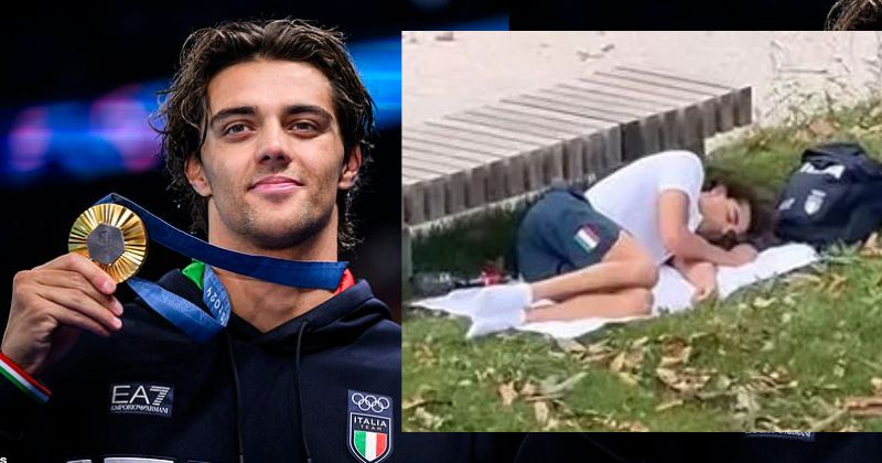 Tertangkap Kamera dan Jadi Viral di Italia Atlet Tidur di Jalan